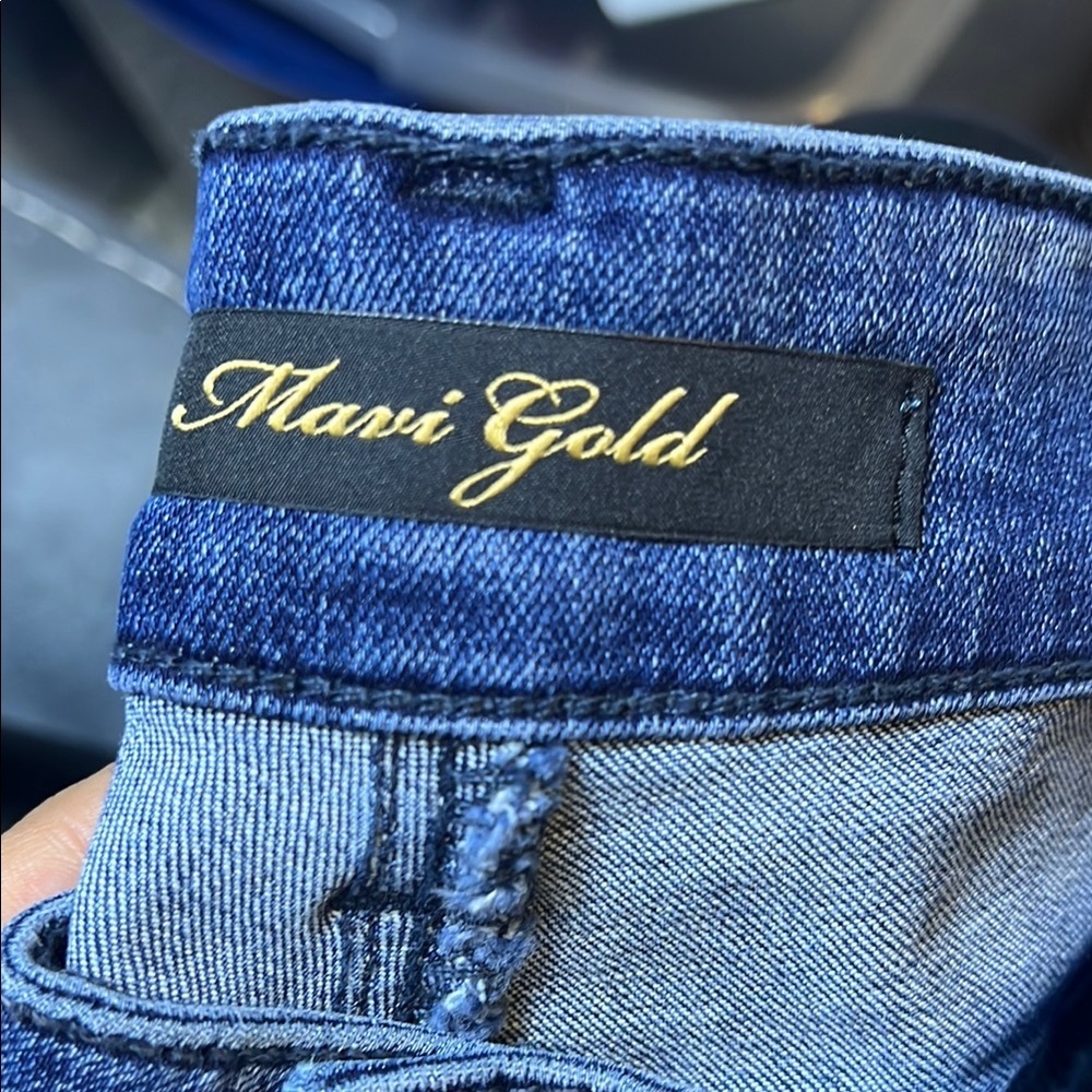 Mavi Lexi Mid-Rise Super Skinny Rhinestone jeans 27 - Picture 7 of 9